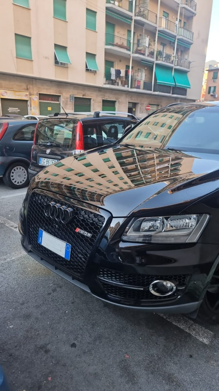 BLACK RSQ5 GRILLE SUITABLE FOR AUDI RSQ5 8R 2008-2012 CHROME TOP QUALITY 0958
