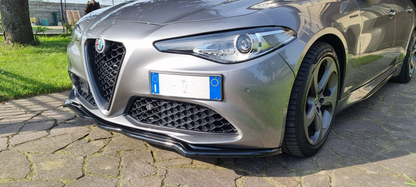 SPLITTER ADATTO PER ALFA ROMEO GIULIA STANDARD - SUPER - NERO LUCIDO