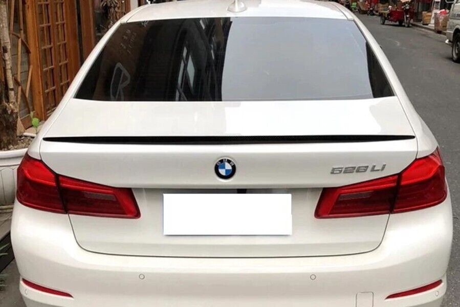 SPOILER ADATTO PER BMW SERIE 5 G30 2017+ LOOK MSPORT NERO LUCIDO DESIGN SPORTIVO