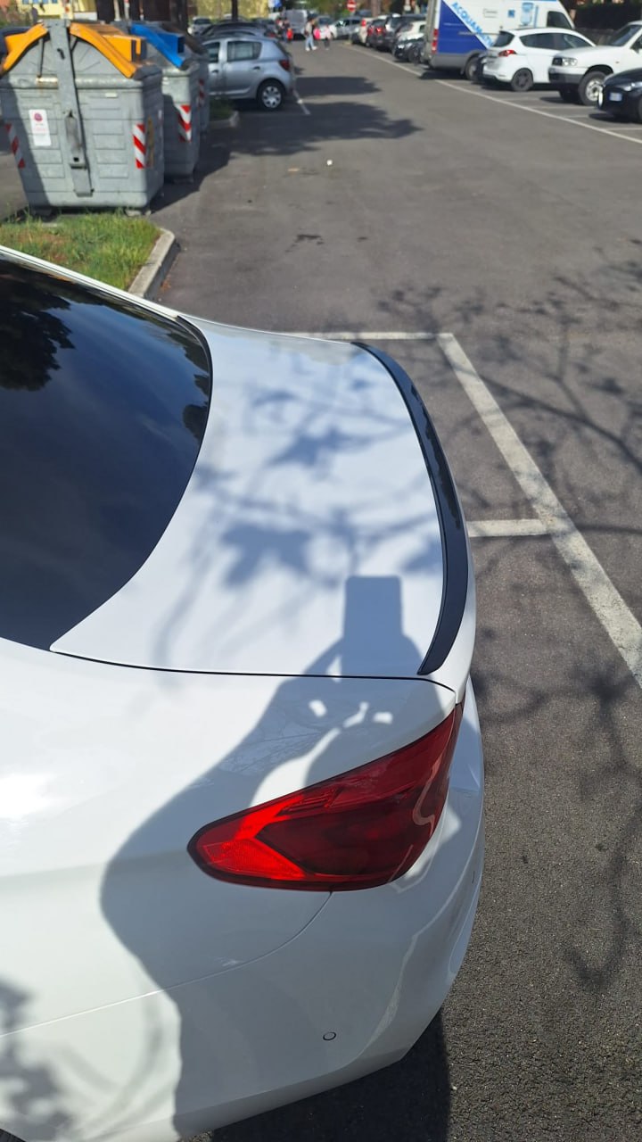 SPOILER ADATTO PER BMW SERIE 5 G30 2017+ LOOK MSPORT NERO LUCIDO DESIGN SPORTIVO