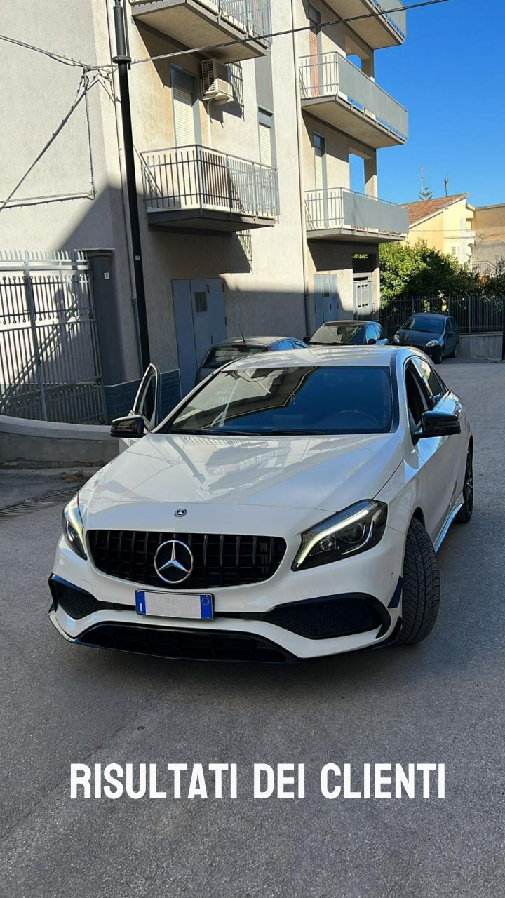 MERCEDES A W176 2015-2018 SPLITTER PER PARAURTI ANTERIORE AMG A45 ABS