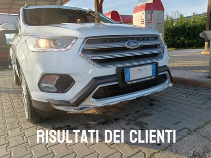 FORD KUGA II 2016-2019 SPOILER SOTTO PARAURTI ANTERIORE & POSTERIORE ABS