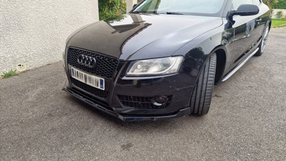 SPLITTER SUITABLE FOR AUDI A3 8V 2012-2016 STANDARD SLINE LOOK GLOSSY BLACK
