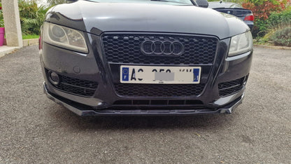 SPLITTER SUITABLE FOR AUDI A3 8V 2012-2016 STANDARD SLINE LOOK GLOSSY BLACK