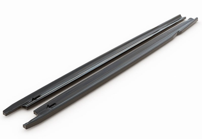 UNDER SKIRTS SUITABLE FOR AUDI A6 4G 2011-2018 GLOSSY BLACK