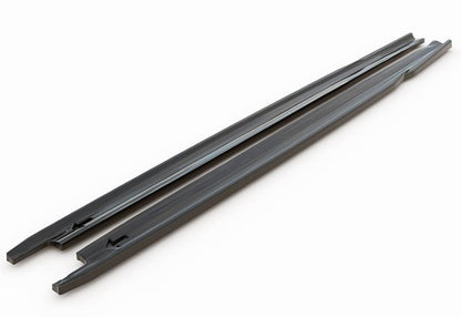 UNDER SKIRTS SUITABLE FOR AUDI A6 4G 2011-2018 GLOSSY BLACK