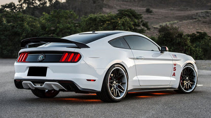 SPOILER ADATTO PER FORD MUSTANG COUPE 2014-2020 LOOK GT PERFORMANCE NERO LUCIDO