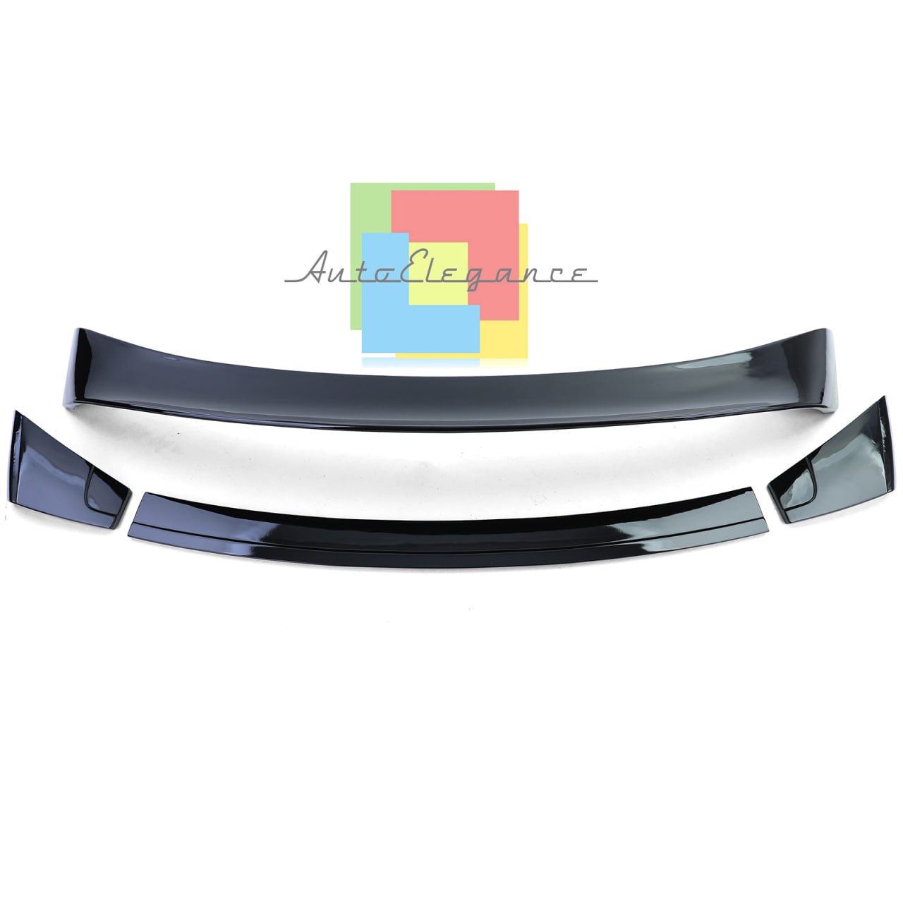 SPOILER ADATTO PER FORD MUSTANG COUPE 2014-2020 LOOK GT PERFORMANCE NERO LUCIDO
