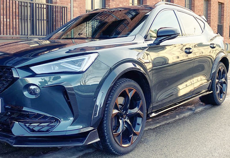 ✨UNDER SKIRTS SUITABLE FOR CUPRA FORMENTOR 2020+ RS GLOSSY BLACK✨