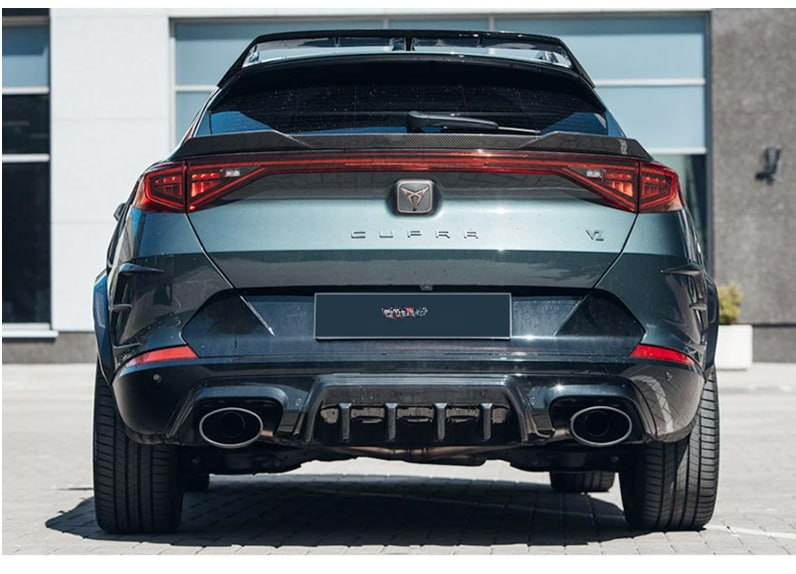 DIFFUSORE ADATTO CUPRA FORMENTOR 2020+ CUSTOM SE NERO LUCIDO