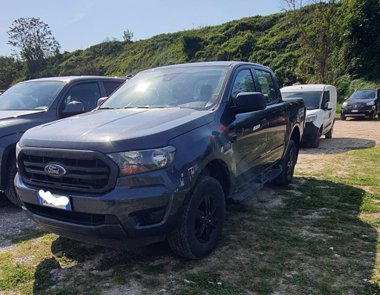 PEDANE ADATTE PER FORD RANGER T6 2011+ LOOK DAKAR OFF ROAD NERO OPACO CON LED