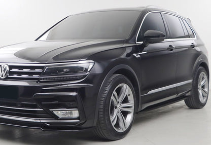Sotto minigonne nero lucido adatto per VW Tiguan Mk2 2016+
