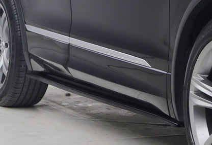 Sotto minigonne nero lucido adatto per VW Tiguan Mk2 2016+