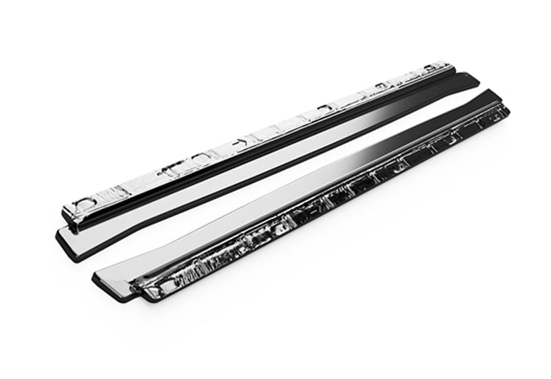 Sotto minigonne nero lucido adatto per VW Tiguan Mk2 2016+