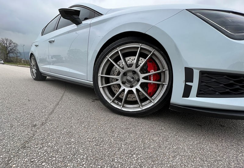 Sotto minigonne splitter adatto per Seat Leon Mk3 2012+ - Cupra/FR V1Style 4 mm