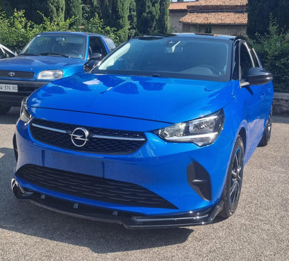 FRONT SPLITTER SUITABLE FOR OPEL CORSA F ABS SPORTY LOOK