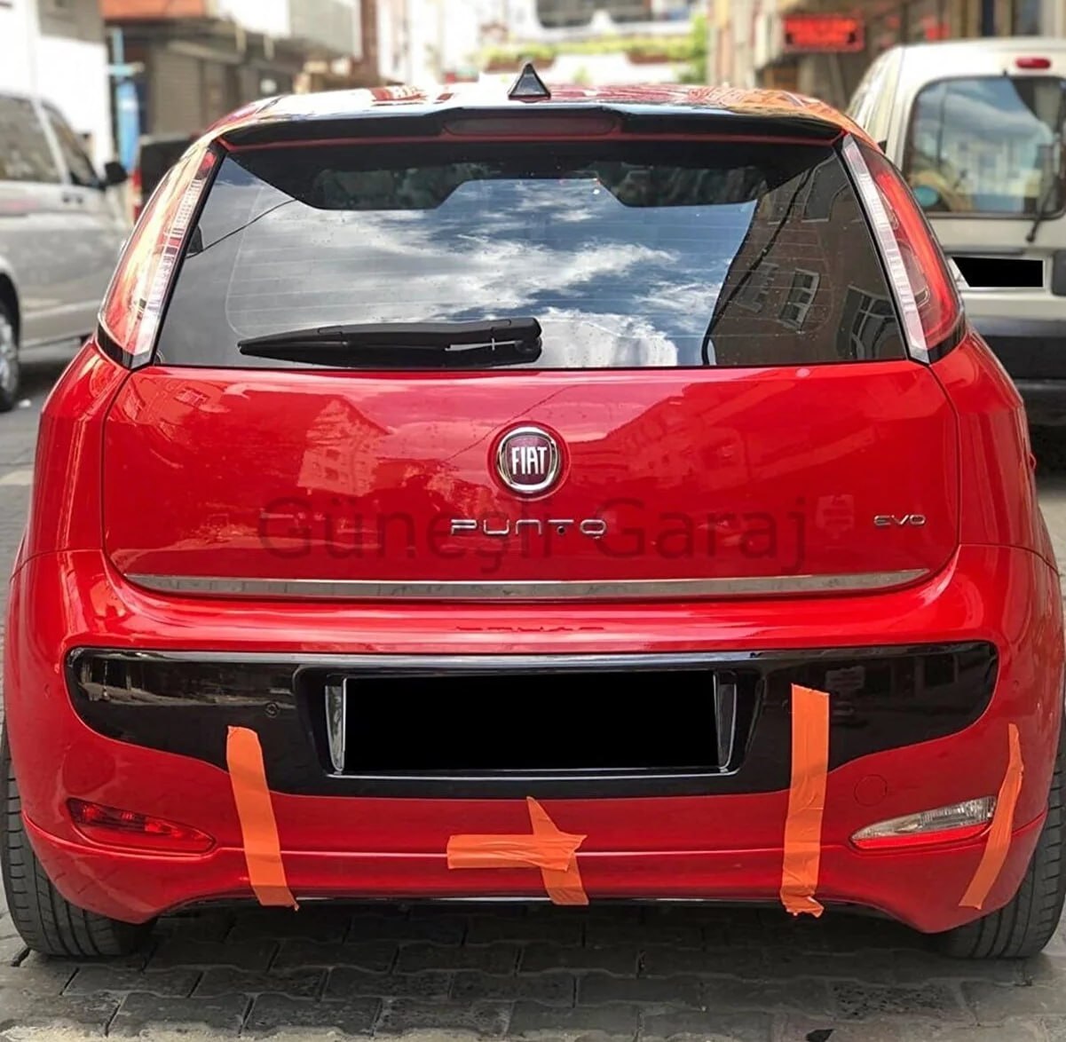 FIAT GRANDE PUNTO EVO DIFFUSORE POSTERIORE SOTTO PARAUTI SPORTIVO ABS