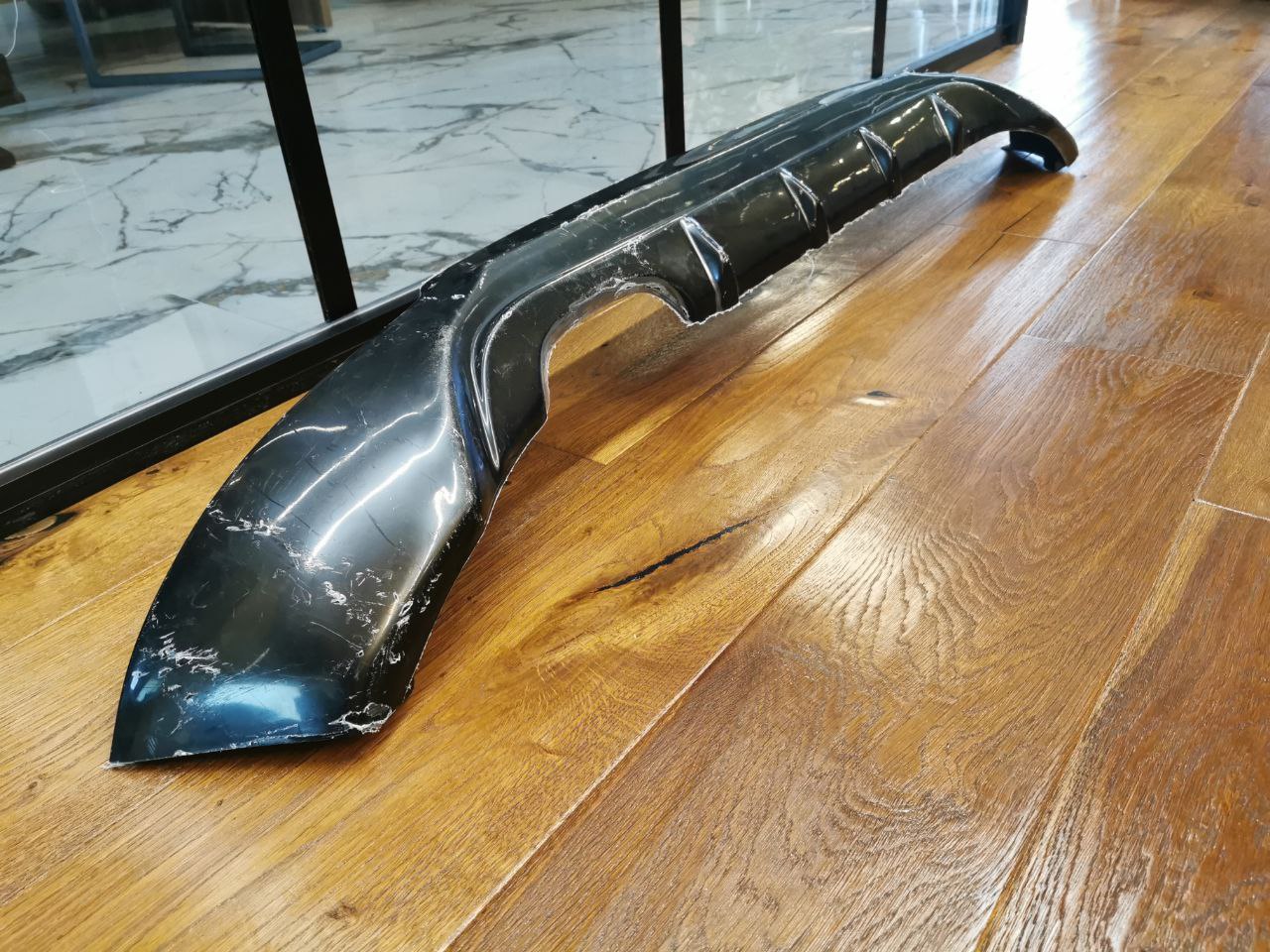 FIAT GRANDE PUNTO EVO DIFFUSORE POSTERIORE SOTTO PARAUTI SPORTIVO ABS