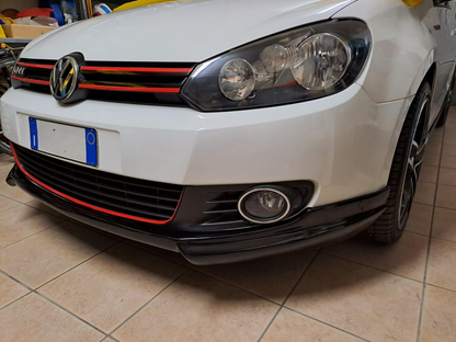 SOTTO PARAURTI ADATTO A VW GOLF VI MK6 08-13 SPOILER ANTERIORE TUNING ABS