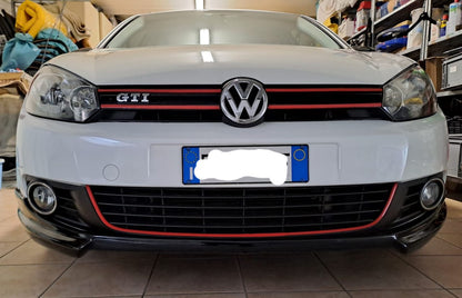 SOTTO PARAURTI ADATTO A VW GOLF VI MK6 08-13 SPOILER ANTERIORE TUNING ABS