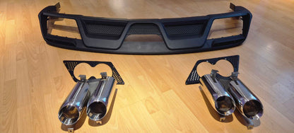 Rear Bumper Rear Diffuser Fit For Mustang 2015 - 2017