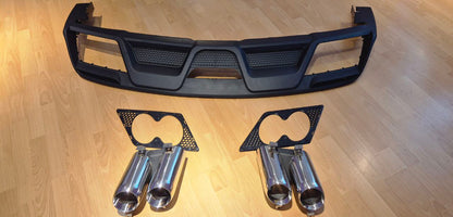 Rear Bumper Rear Diffuser Fit For Mustang 2015 - 2017