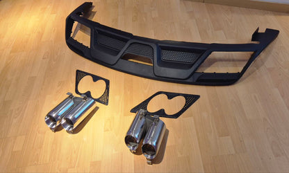 Rear Bumper Rear Diffuser Fit For Mustang 2015 - 2017