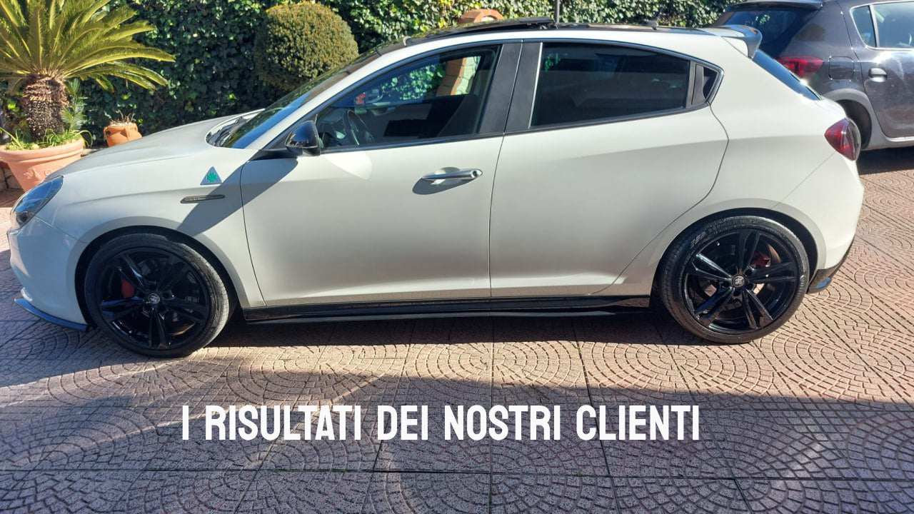 REAR DIFFUSER SUITABLE FOR ALFA ROMEO GIULIETTA GLOSSY BLACK 