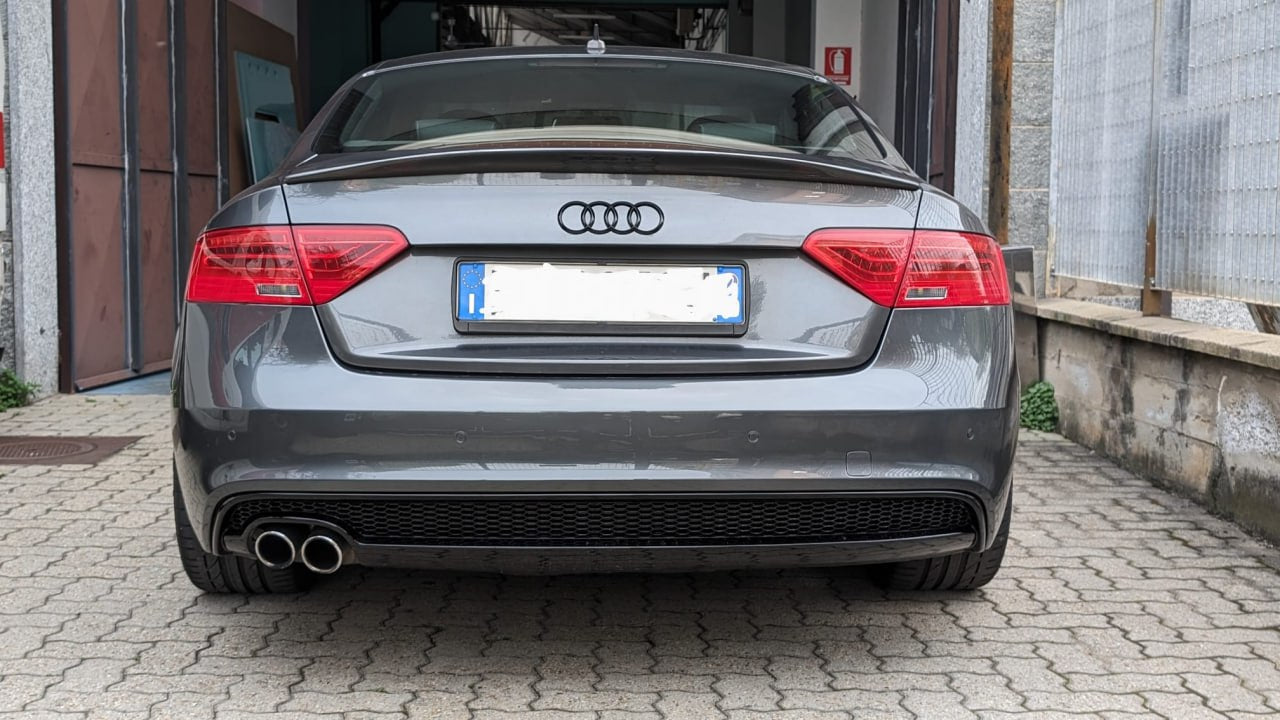 AUDI A5 COUPE 3 DOOR 2007-2014 REAR SPOILER BONNET S5 SLINE ABS 