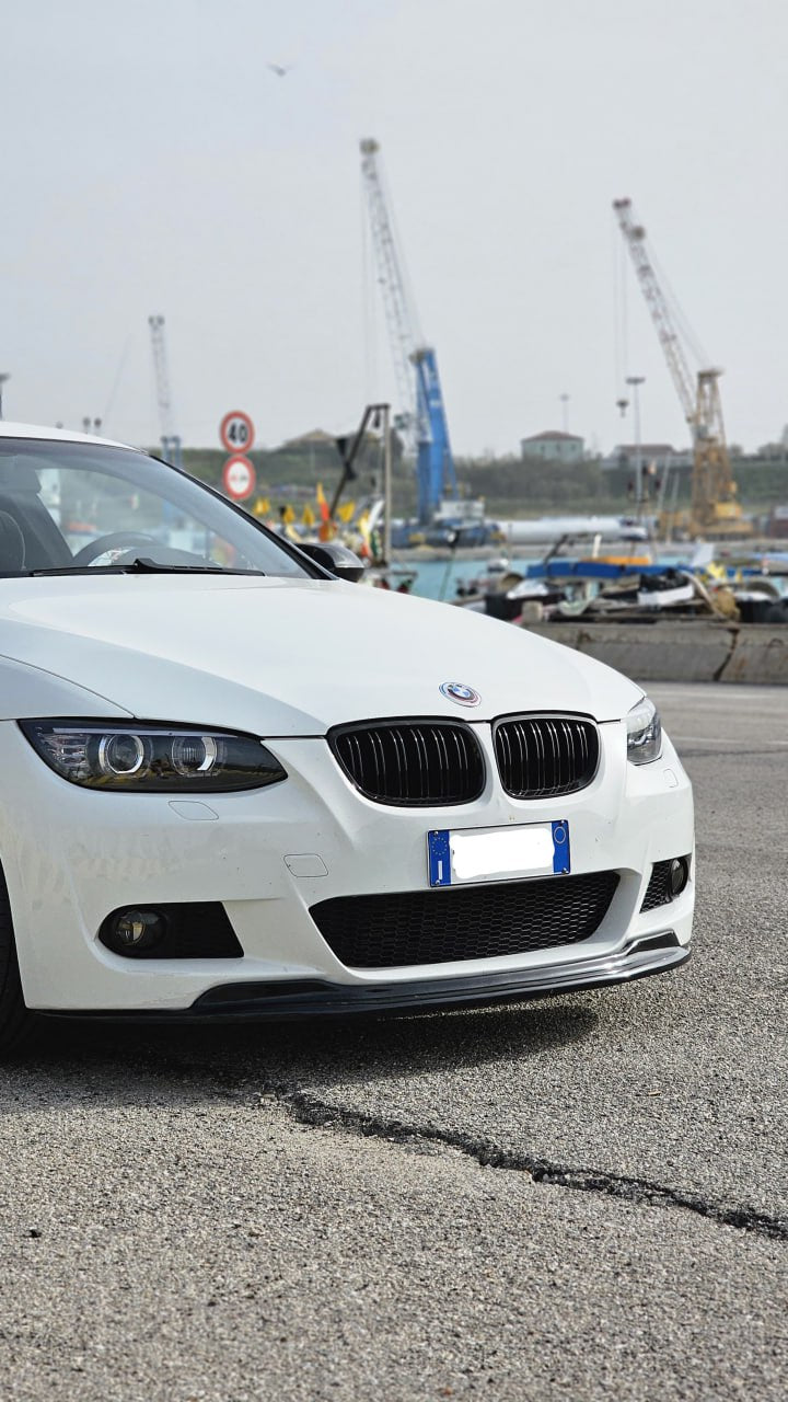 SOTTO PARAURTI ADATTO A BMW SERIE 3 E92 E93 M SPOILER ANTERIORE SPLITTER ABS