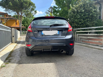 per FORD FIESTA MK7 2008 AL 2017 SOTTO PARAURTI ST DESIGN DIFFUSORE ABS- PLASTIC