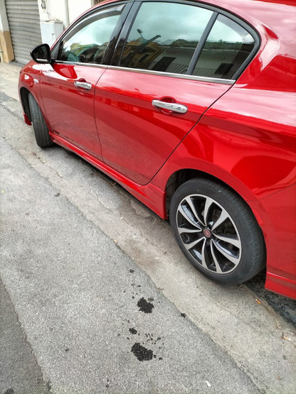 SKIRTS SUITABLE FOR FIAT TIPO HB SW SEDAN 2015+ RAW LOOK SPORT DESIGN