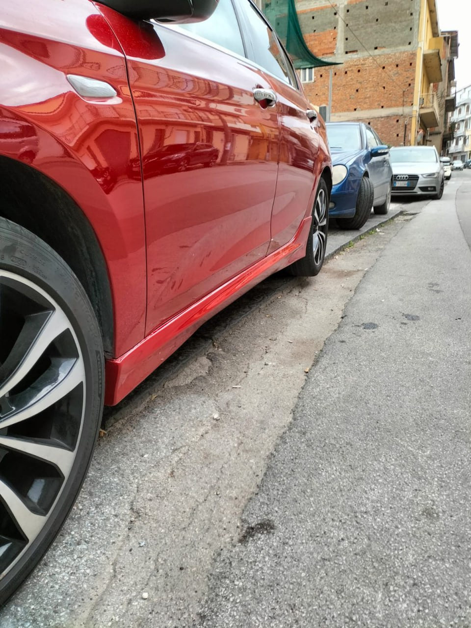 SKIRTS SUITABLE FOR FIAT TIPO HB SW SEDAN 2015+ RAW LOOK SPORT DESIGN