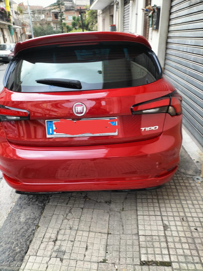 ROOF SPOILER SUITABLE FOR FIAT TIPO 2015+ SPORTY SEDAN LOOK GLOSSY BLACK