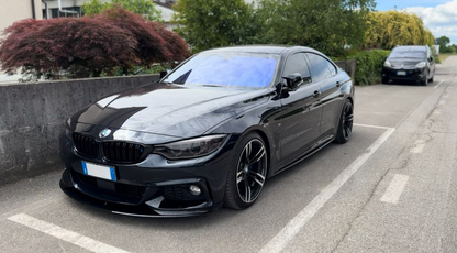 SOTTO PARAURTI ADATTO PER BMW SERIE 4 F32 F33 F36 LOOK M SPORT NERO LUCIDO