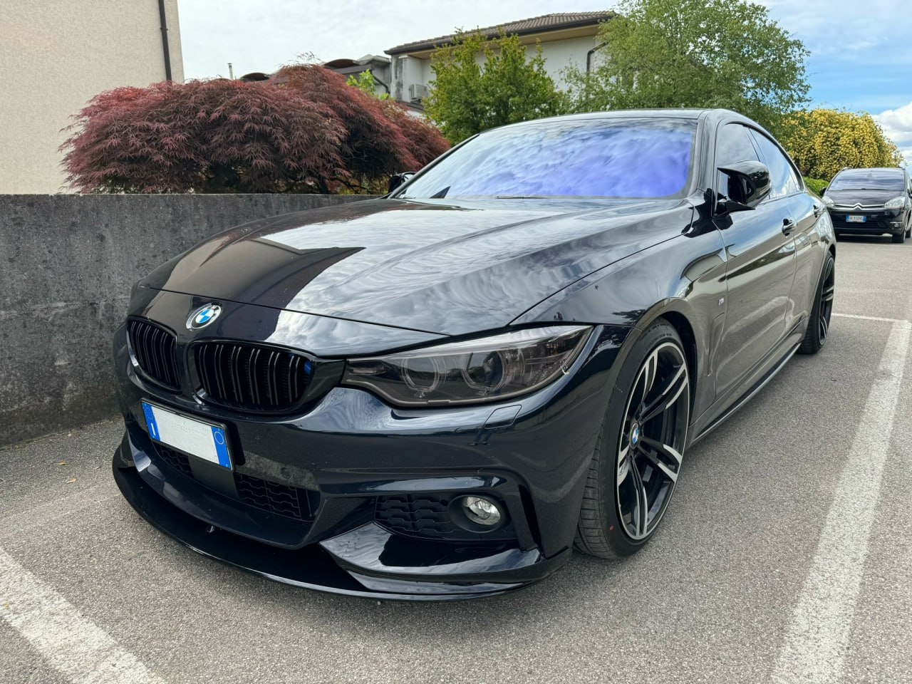 BMW SERIE 3 F30 F31 F34 SPECCHI SOSTITUTIVI CALOTTE SPECCHIETTI NERO  LOOK M