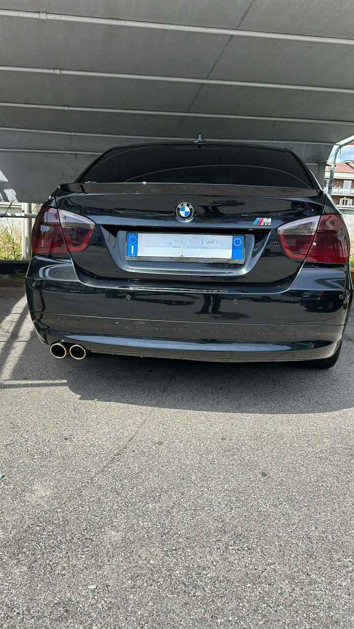 BOOT SPOILER SUITABLE FOR BMW 3 SERIES E90 MSPORT LOOK GLOSSY BLACK