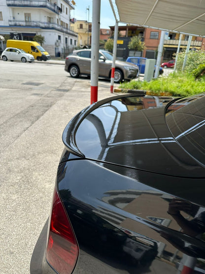 BOOT SPOILER SUITABLE FOR BMW 3 SERIES E90 MSPORT LOOK GLOSSY BLACK