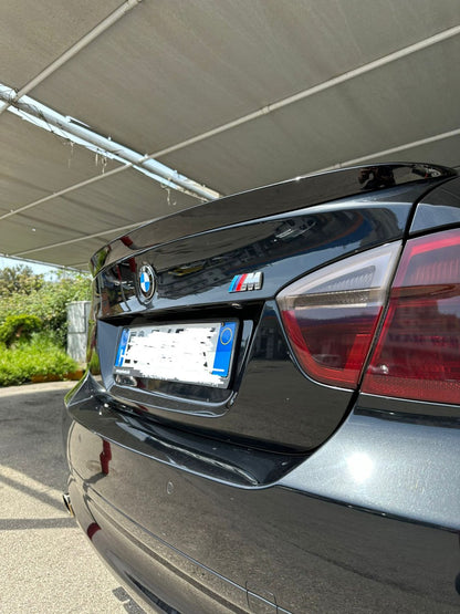 BOOT SPOILER SUITABLE FOR BMW 3 SERIES E90 MSPORT LOOK GLOSSY BLACK