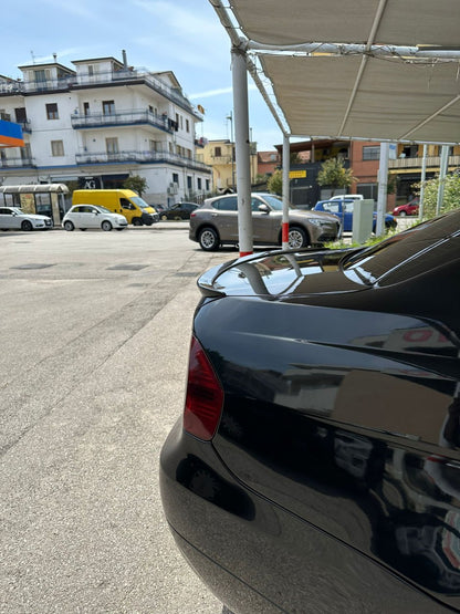 BOOT SPOILER SUITABLE FOR BMW 3 SERIES E90 MSPORT LOOK GLOSSY BLACK