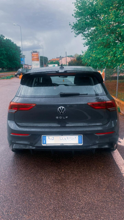 SPOILER POSTERIORE ADATTO PER VW GOLF 8 LOOK NERO LUCIDO DESIGN SPORTIVO