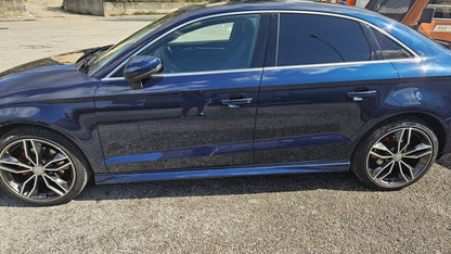 😍MINIGONNE LATERALI PER AUDI A3 8V SPORTBACK IN ABS GREZZO LOOK S3 SLINE😍