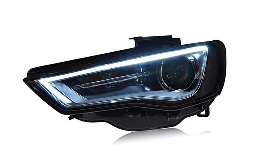 Coppia Fari led adatto per A3 8V 12-16 xenon look