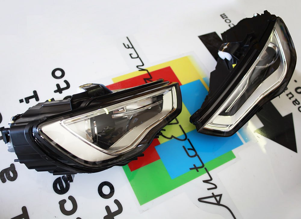 Coppia Fari led adatto per A3 8V 12-16 xenon look