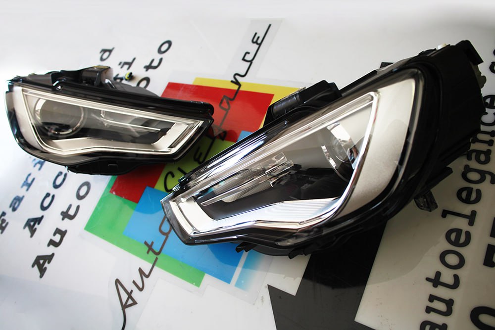 Coppia Fari led adatto per A3 8V 12-16 xenon look