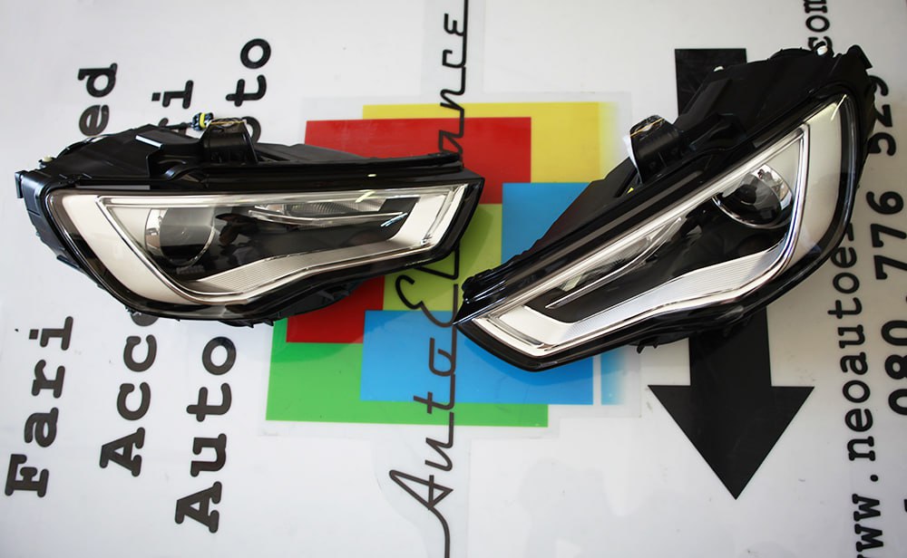 Coppia Fari led adatto per A3 8V 12-16 xenon look
