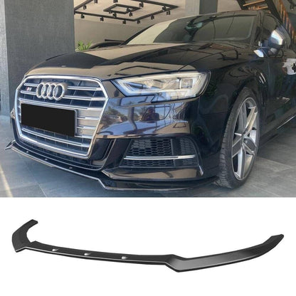 SPLITTER SUITABLE FOR AUDI A3 8V 2017-2020 S3 SLINE GLOSSY BLACK V.2