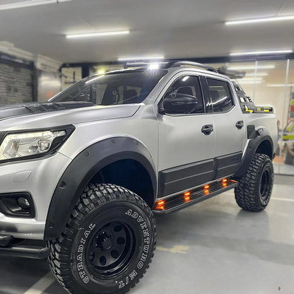 PARAFANGHI NAVARA ADATTO PER NP300 (D23) 2014-2017 NERO OPACO (NO ADBLUE)