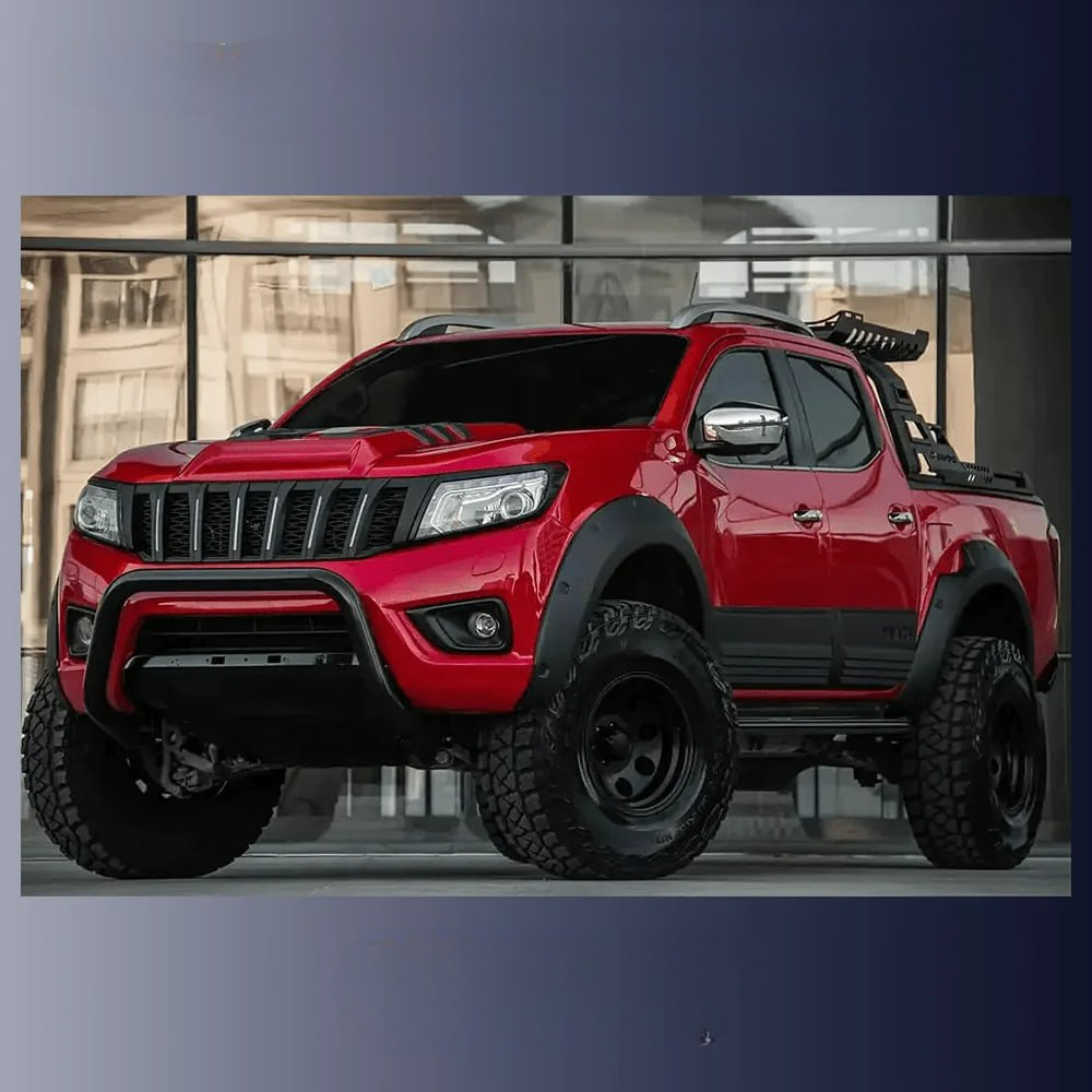 PARAFANGHI NAVARA ADATTO PER NP300 (D23) 2014-2017 NERO OPACO (NO ADBLUE)