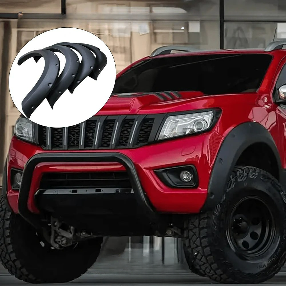 PARAFANGHI NAVARA ADATTO PER NP300 (D23) 2014-2017 NERO OPACO (NO ADBLUE)